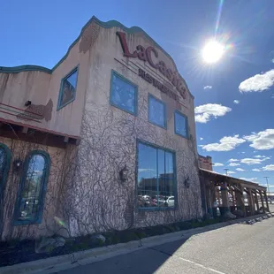 the outside of the building