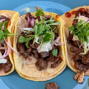 steak tacos
