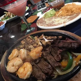 Shrimp fajitas