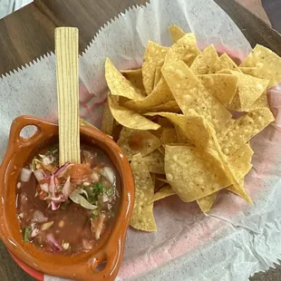 Chips and house salsa!