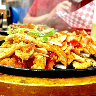 Sizzling hot Chicken Fajita