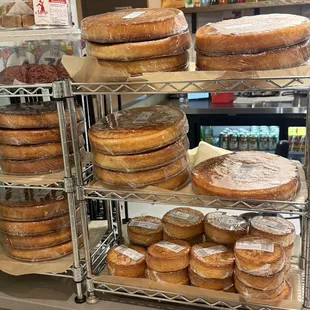 interior, bagels