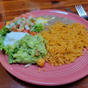 Side plate for fajitas