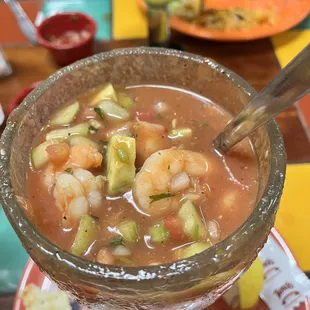 It's shrimp cocktail.. lost of shrimp..