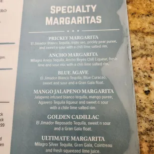 Cool specialty drinks