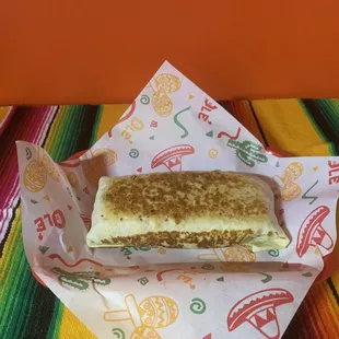 toasted burrito