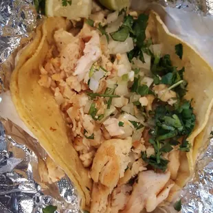 Chicken taco