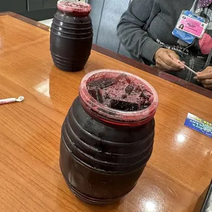 jamaica (hibiscus juice) -huge and just the right sweetness