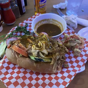 Pan con pollo