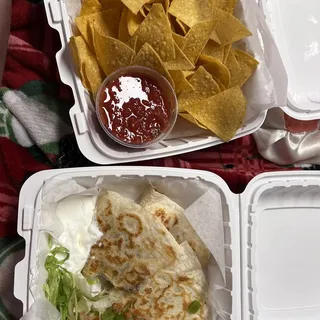 Chicken or Steak Quesadilla