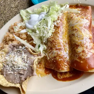 Chicken Enchiladas Red