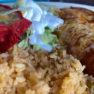 Chicken enchiladas