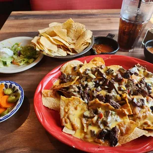 They have fantastic supreme nachos. And they're huge!