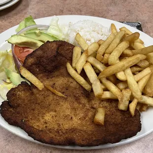 Pechuga Empanizada (breaded chicken) $12.50