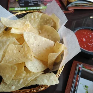 Chips and salsa.