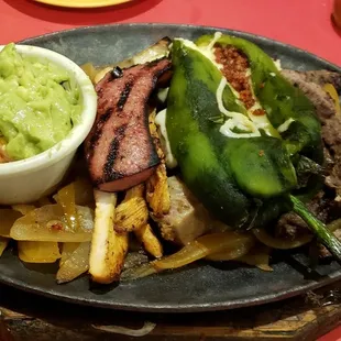 The &quot;parrillada mixta&quot; for one was great!  It could actually be shared by two because of the amount of food.  Everything was tasty.