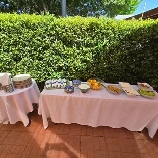 We take care of the tableware and service for catering. Call to plan a menu - 520-287-5421 Ext 22 or 23