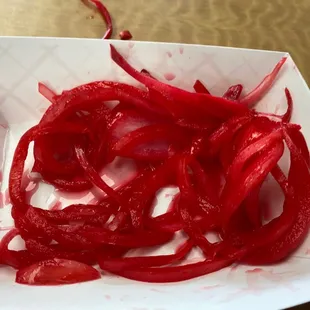 Yummy pickled onions