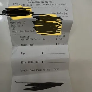 The person who check my credit card number