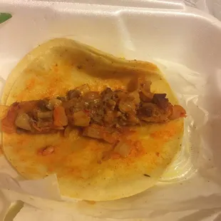 Nasty ass tacos.