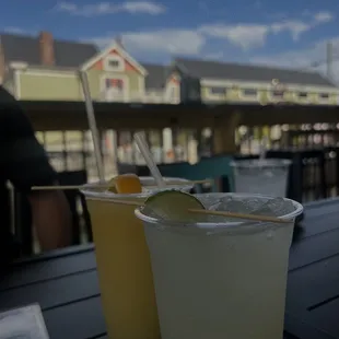 Frozen mango margarita &amp; Mexican mule
