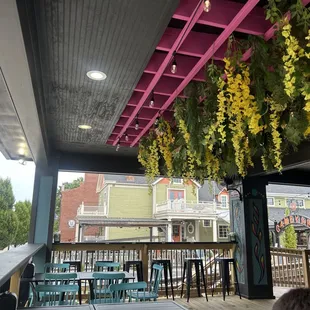 Outside dining