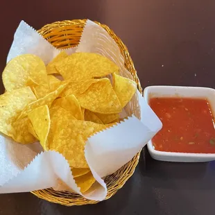 Fresh chips are a must!