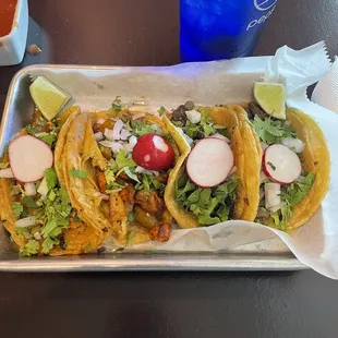 Yep... that is pork and grilled pineapples