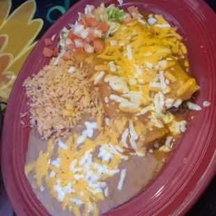 Shredded Beef Enchiladas