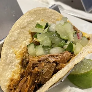 Pork tacos