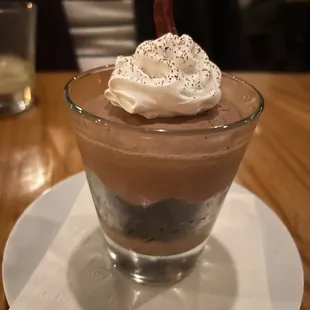 Spicy chocolate mousse