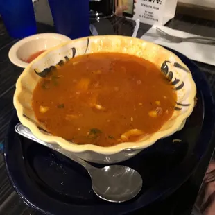 Chicken soup-it was huge