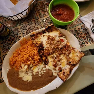 Chori pollo plate