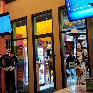 Decor from outside patio