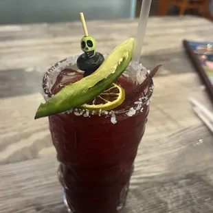 Blueberry Jalapeño Margarita