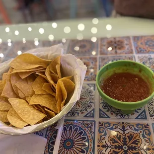 large chips &amp; salsa