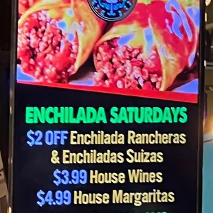 Weekend specials