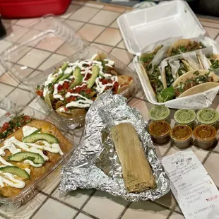 Carnitas chimichanga. Carnitas nachos, carnitas tacos, pork tamale. BOMB. Make sure to ask for lots of sauce!