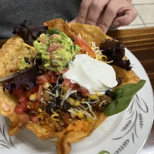 a plate of nachos