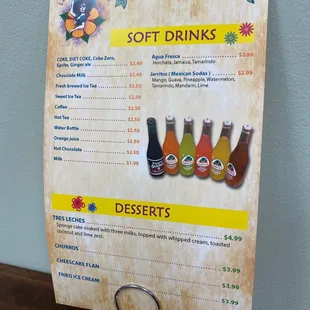 Soft Drinks and Desserts!!