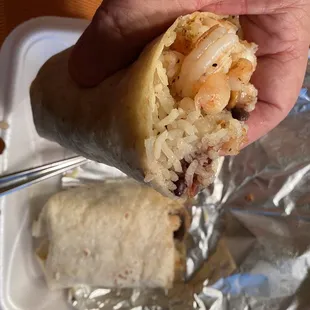 Shrimp buro! Yummers!