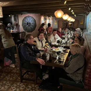 Super small searing area. Once we got lucky enough to snag the big table in the foreground.