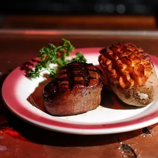Filet Mignon, Twice Baked Potato