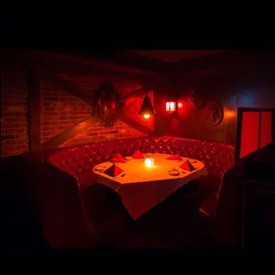 John Wayne's favorite table at Lacave!