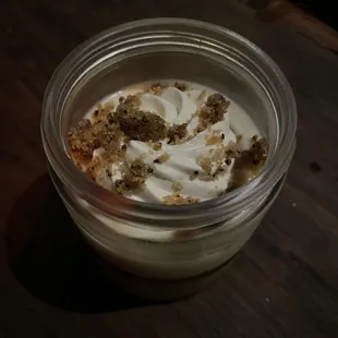 Vietnamese coffee panna cotta!