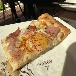 Quail Egg Pizza