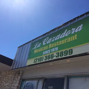 a sign for a mexican restaurant