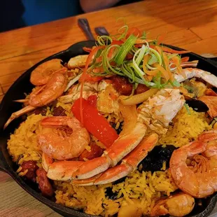 paella, food