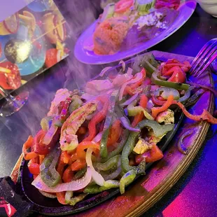 Sizzling fajitas