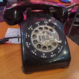 Vintage rotary phone